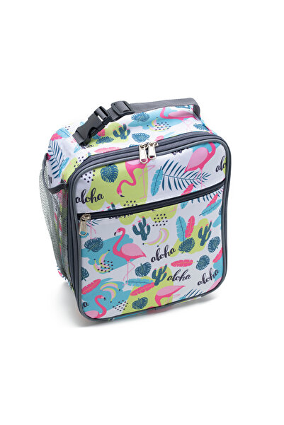 Bamboo Bark kids childrens insulated lunch bag for school, picnic, nursery, t...