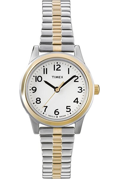 Timex Essex Avenue Women's Classic 25mm Analog Watch, Gold Dial