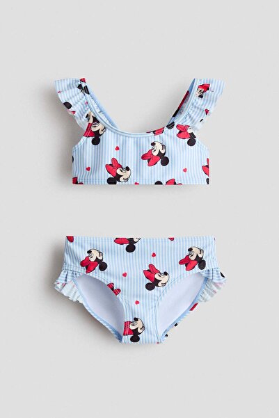 H&M Flounced printed bikini