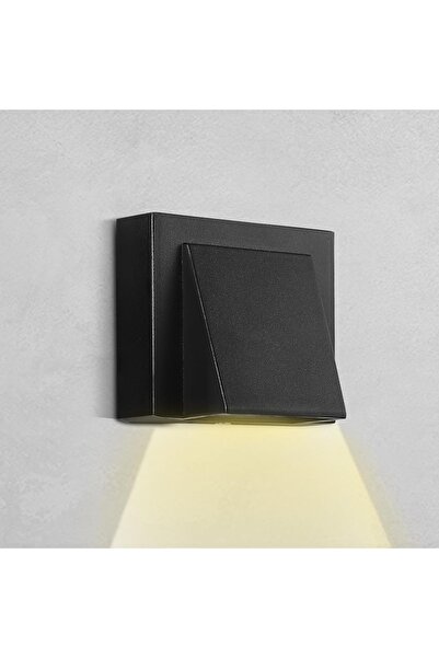 LEDIGANT Aplică LED de exterior 20W, lumină caldă 2700K, aluminiu, finisaj ne...