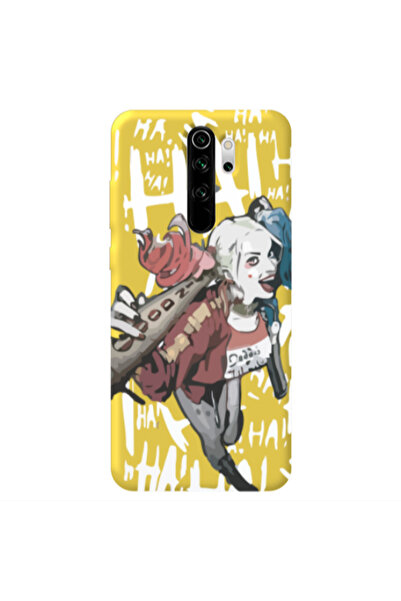 Other Xiaomi Redmi Note 8 Pro Ha Ha Ha Yellow Colored Silicone TPU Θήκη