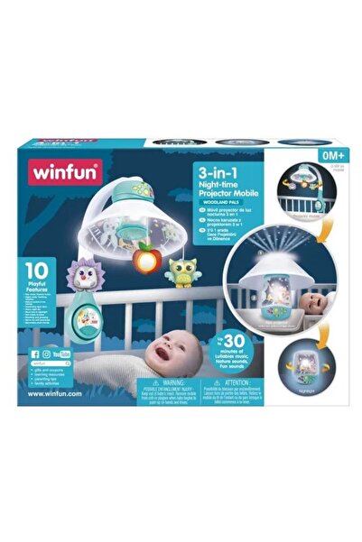 WINFUN -3 in 1 Night Time Projector Mobile