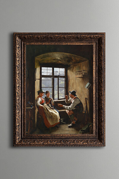 epiqart الصياد الذي يرتقب - لوحة بنمط عتيق - نموذج سميك