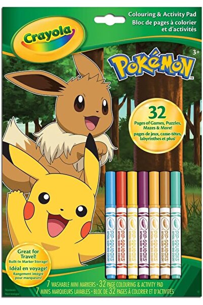 Crayola - Pokemon Activities Coloring Book | 32 Pages | Ages 3+