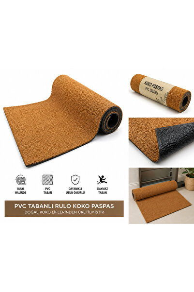 Kalyon PVC Tabanlı Rulo Koko Paspas ( 100 cm Genişlik )
