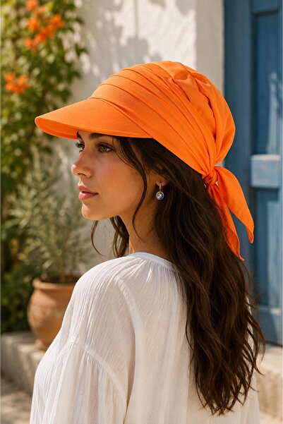 Wearflawless Women's Safari Tie-Back Hair Bandana, Visor Hat, Trendy Summer B...