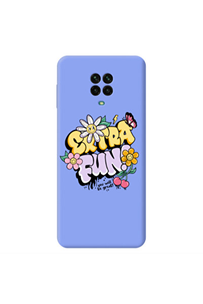 Other Xiaomi Redmi Note 9 Pro Extra Fun Light Purple Colored Silicone TPU Θήκη