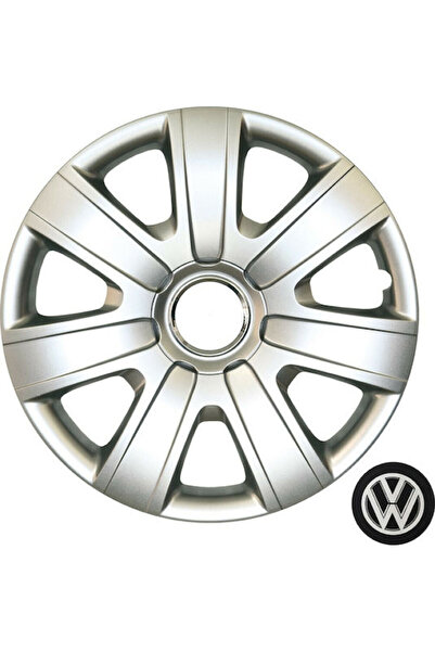Other Κροατία Σετ Τάσια Τροχών Αυτοκινήτου VW Polo 6R με Έμβλημα VW 14 " 4 τε...
