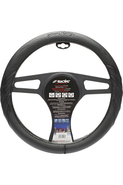 Simoni Racing Κάλυμμα τιμονιού αυτοκινήτου σκούρο, με διάμετρο 37-39 εκ., από...