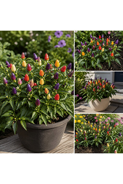 121 No Import Fee Warehouse Supply Ornamental Rainbow Pepper Seeds for Planti...