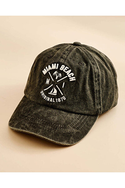 REDTAG Boys Grey Miami Beach Cap