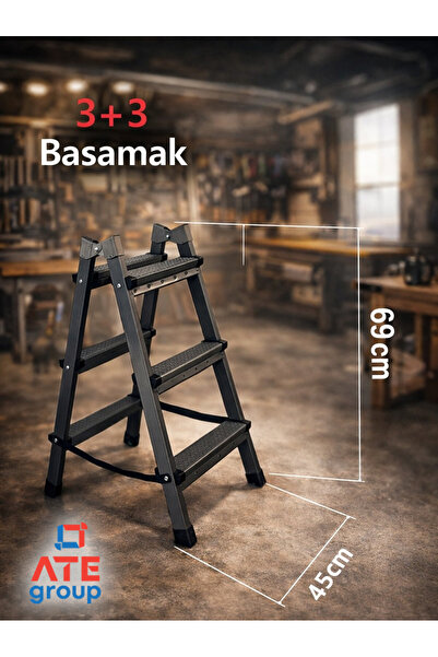 ATE GRUP 3*3 ÇİFT TARAFLI MERDİVEN