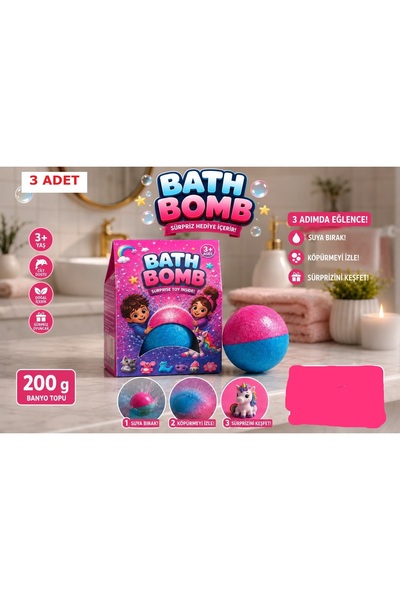 alpmodel Banyo Topu Banyoda Köpüren Renkli Banyo Topu Oyuncak Banyo Topu 200 ...