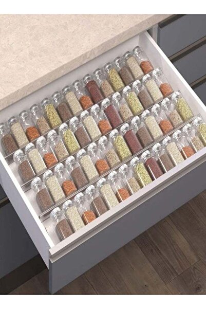 VarietyVoyageD 8PCS Spice Drawer Organizer, 8 Pack In Drawer Spice Organize a...