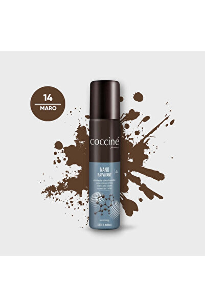 Coccine Suede and nubuck Leather renovator - Nano Ravvivant 75ML - 14 - Brown
