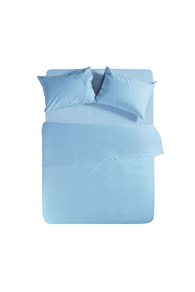 Nef Nef Homeware Nef Nef Βασικό Ανοιχτό Μπλε Κατωσέντονο με λάστιχο 100x200+30