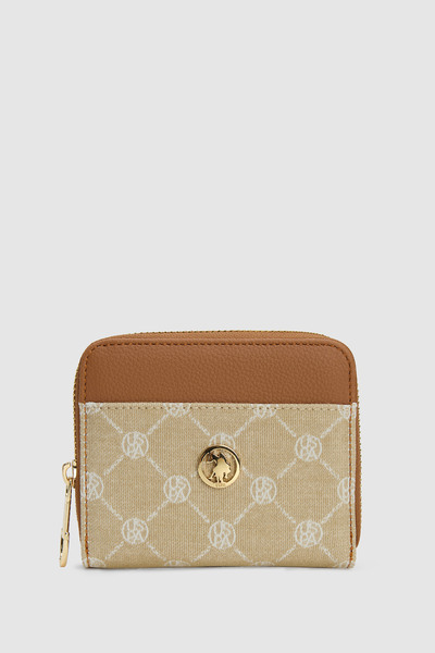 U.S. Polo Assn. Women's Beige Wallet 50323649-Vr011
