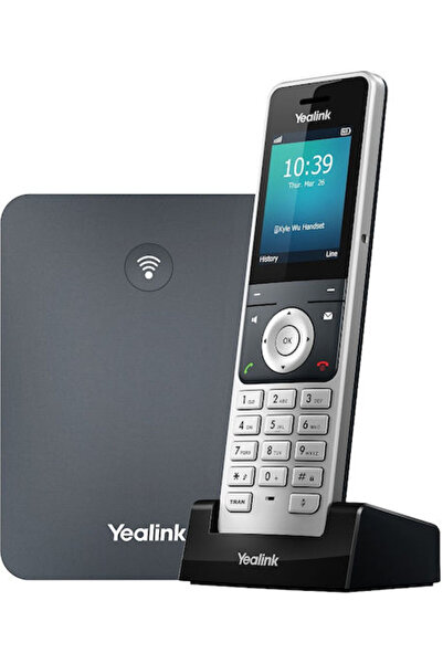 Yealink W76P Ασύρματο τηλέφωνο IP με 10 γραμμές Μαύρο