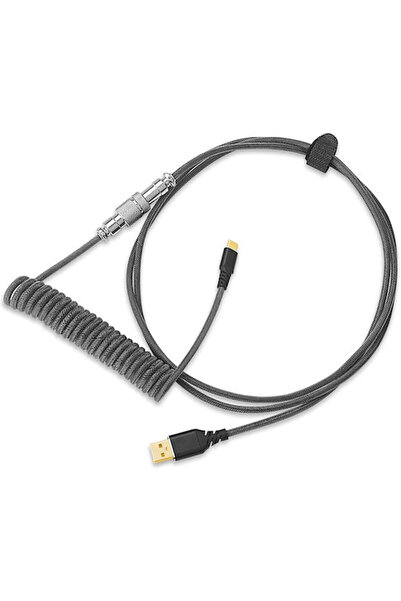 REDRAGON A115B Καλώδιο USB Τύπου C με σπειροειδή πλέξη (28.13.0017)