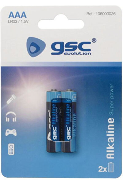 GSC Game World Αλκαλικές Μπαταρίες AAA 1.5V 2 τεμάχια
