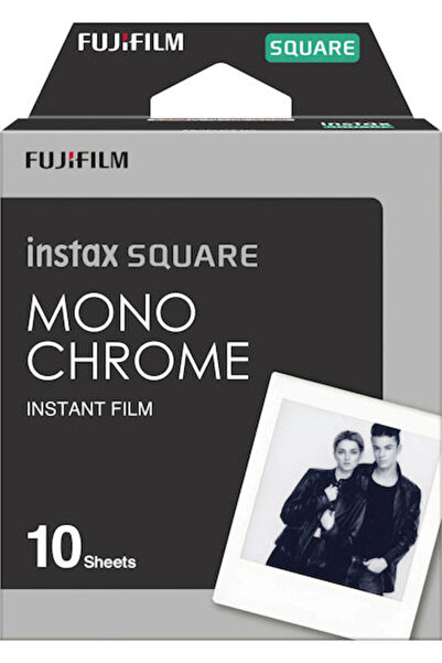 Fujifilm Μαύρο-άσπρο/Μονόχρωμο Φιλμ Άμεσης Εκτύπωσης Instax Square (10 Εκθέσε...