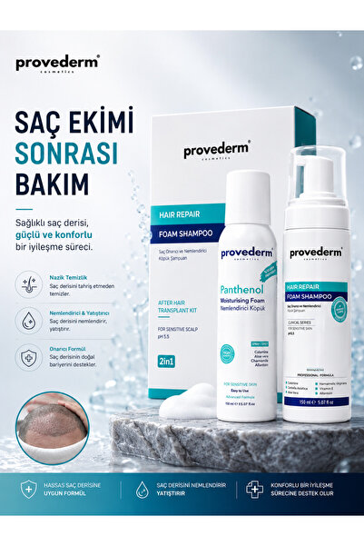 Provederm Saç Ekimi Sonrası Yıkama Seti