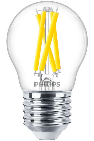 Philips Λάμπα LED 5.9W 78mm για ντουί E27 και σχήμα P45 Θερμό Λευκό 806lm Κωδ...