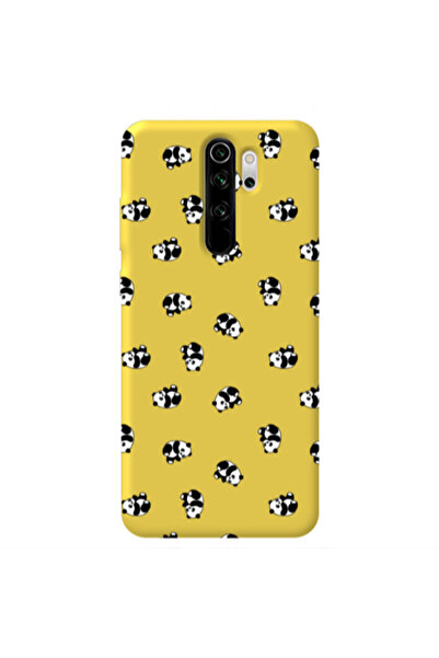 Other Xiaomi Redmi Note 8 Pro Small Pandas Yellow Colored Silicone TPU Θήκη