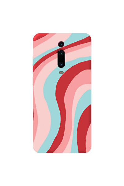 Other Xiaomi Mi 9T Pro Colored lines Red Colored Silicone TPU Θήκη