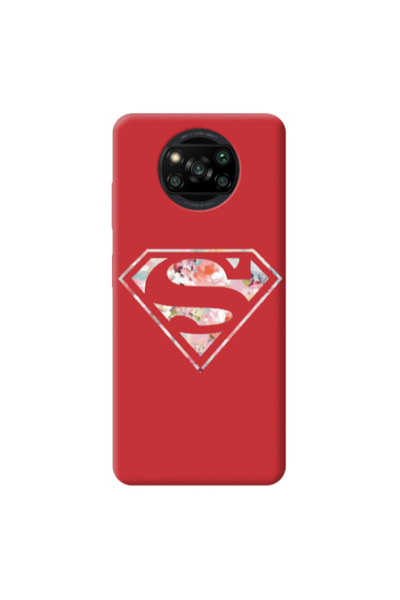 Other Xiaomi Poco X3 /X3 Pro Superman logo Red Colored Silicone TPU Θήκη