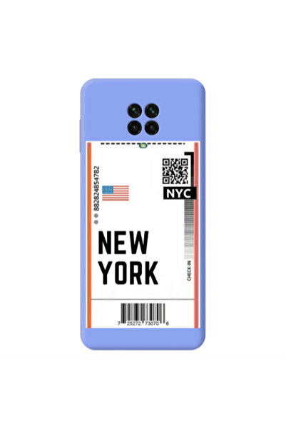 Other Xiaomi Redmi Note 9 Pro New York NYC Light Purple Colored Silicone TPU ...