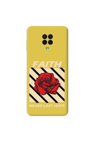 Other Xiaomi Redmi Note 9 Pro Faith Never Last Hope Yellow Colored Silicone T...