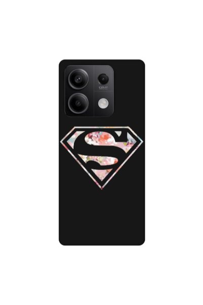 Other Xiaomi Redmi Note 13Pro 5G Superman logo Black Colored Silicone TPU Θήκη