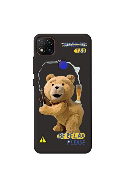 Other Xiaomi Redmi 9c Be Relax Black Colored Silicone TPU Θήκη