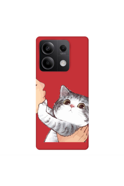 Other Xiaomi Redmi Note 13 5G No Kiss Red Colored Silicone TPU Θήκη