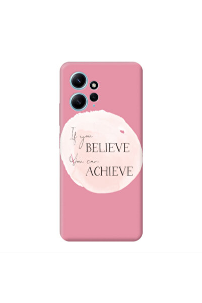 Other Xiaomi Redmi Note 12 4G If You Believe Pink Colored Silicone TPU Θήκη