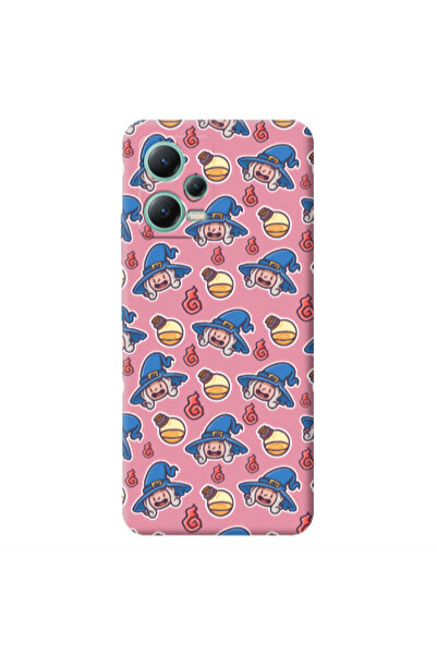 Other Xiaomi Redmi Note 12 Pro 5G Sweet Witch Pink Colored Silicone TPU Θήκη