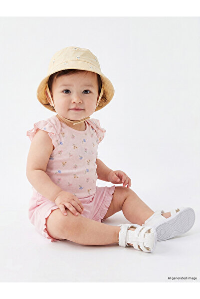LC Waikiki Lcw Baby Pink Floral Printed Baby Girl Set