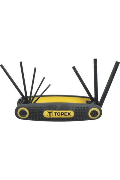 OEM Cheie multifuncțională Topex torx T9-T40, 8 capete, crom-vanadiu