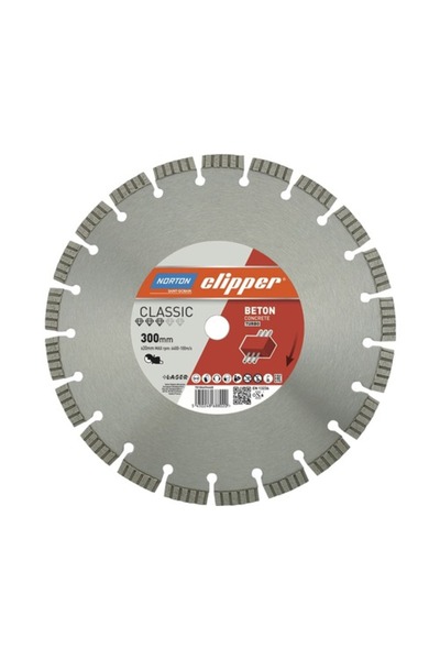 OEM Disc diamantat pentru beton Norton Clipper Ø125x22,23mm