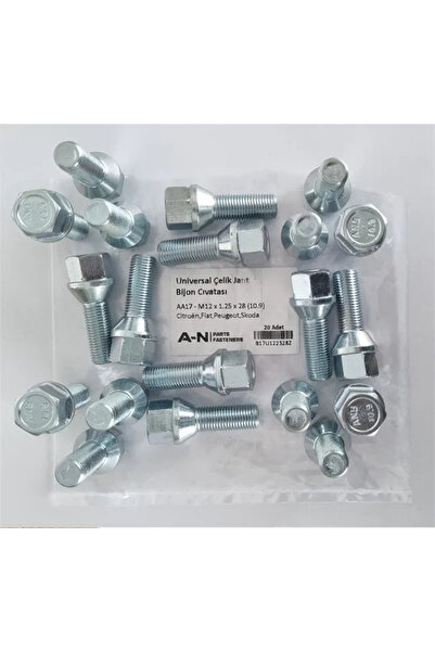SHOPİARE BİJON ÇELİK JANT FİORİNO LİNEA DOBLO AA.17 M12X1.25X28 UNİVERSAL M12...
