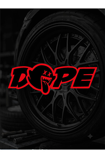 Yalıgraf Reklam Tabela Dope Ghost Sticker Motorcycle Sticker Helmet Sticker A...