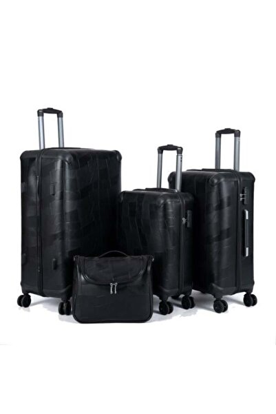Generic Travel Luggage Set Anti-Scratch Leather Covered Shatter-Proof Suitcas...