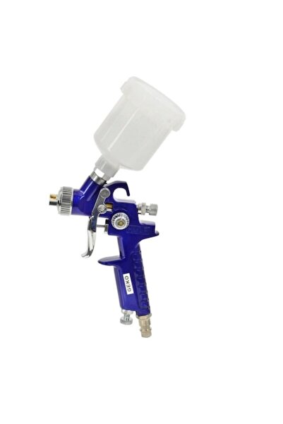 GEKO Pistol de vopsit cu aer comprimat, rezervor superior de 125 ml, G01105, ...