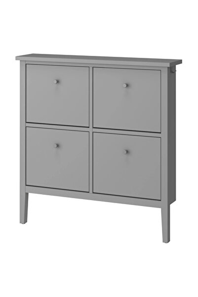 IKEA GULLABERG ayakkabı dolabı, gri, 105x22x107 cm, 4 bölmeli akdenizshop
