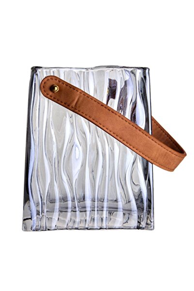 OEM Vază Decorativă Sticlă Gri 18/13/8 cm