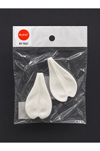Adana Pasta Malzemeleri Bt-7027 Leaf Veining Silicone Mold 2 Pieces 7 cm X 4 cm