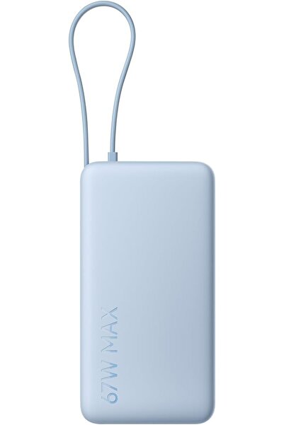 Xiaomi 67 W 20,000 mAh Power Bank with Integrated Cable - Portable Fast Charg...