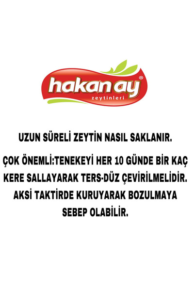 Hakan Ay Gemlik Zeytinleri Hakan Ay Kuru Sele Siyah Zeytin | Tuzsuz | Kostiksiz | Katkısız | Doğal Fermente
