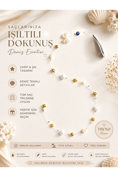 TUTU DESİGN Hair Bead Snap Buckle Model